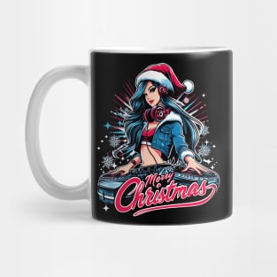 DJ Santa Girl Mug